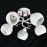 Люстра классическая 10092/5MR+WT+GD WT ЭкономСвет