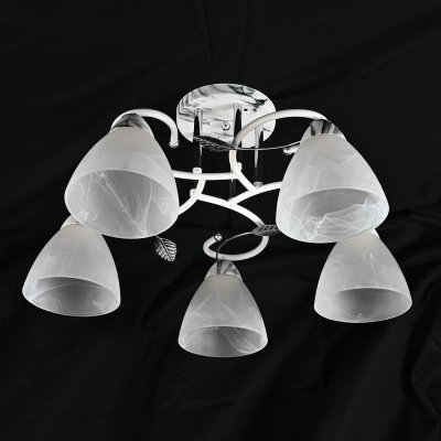 Люстра классическая 10093/5MR+WT+CR WT ЭкономСвет