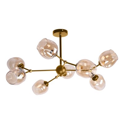 Люстра современная Экономсвет 10094/8GD AMB Люстра современная Экономсвет 10094/8GD AMB