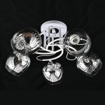 Люстра классическая 10095/5WT+CR CR ЭкономСвет