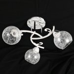 Люстра классическая 10097/3MR+WT+CR CL ЭкономСвет