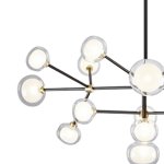 Люстра Delight 10101P/10 black/gold