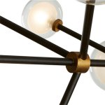 Люстра Delight 10101P/10 black/gold