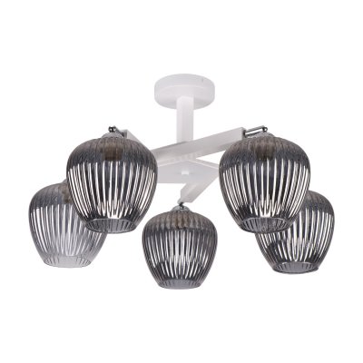 Люстра современная Экономсвет 10117/5WT+CR SM Люстра современная Экономсвет 10117/5WT+CR SM