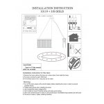 Подвесной светильник Newport 10119+3/S gold М0062271