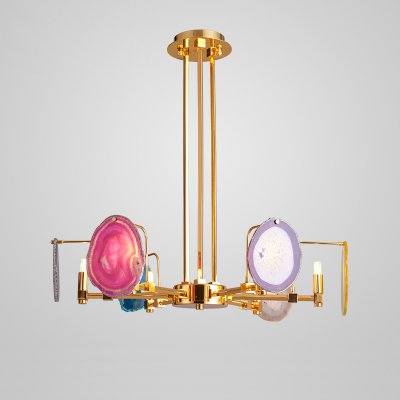 Люстра на штанге AGATE 4 Multicolored 6 ImperiumLoft 101282-26
