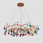 Подвесная люстра AGATE 9 D65 Multicolored ImperiumLoft 101287-26