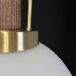 Подвесной светильник Arc Globe Полусфера D25 ImperiumLoft 101295-26