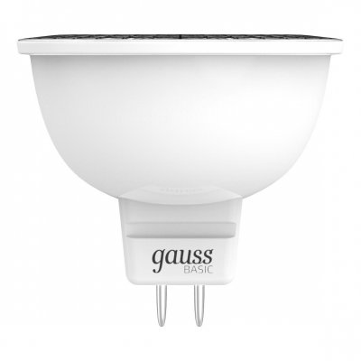 Лампа Gauss Basic MR16 6,5W 470lm 3000K GU5.3 LED (1013517)