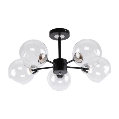 Потолочный светильник Экономсвет 10141/5BK+CR CL