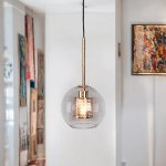Подвесной светильник CATCH brass D20 ImperiumLoft 101416-26