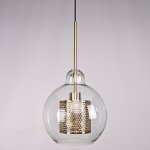 Подвесной светильник CATCH F pear brass D25 ImperiumLoft 101418-26