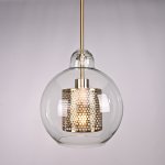 Подвесной светильник CATCH F pear brass D25 ImperiumLoft 101418-26