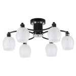 Светильник в стиле модерн Экономсвет 10145/6BK+CR WT