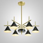 Люстра на штанге CONUS L6 Black ImperiumLoft 101477-26