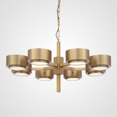Подвесная люстра Hans-Agne Jakobsson Large Brass Chandelier for Markaryd in Sweden L6 ImperiumLoft 101486-26
