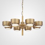Подвесная люстра Hans-Agne Jakobsson Large Brass Chandelier for Markaryd in Sweden L6 ImperiumLoft 101486-26