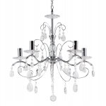 Люстра классическая с хрусталем Экономсвет 10150/5CR