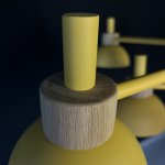Люстра на штанге FANTA A 8 lights Yellow ImperiumLoft 101568-26
