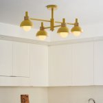 Люстра на штанге FANTA A 8 lights Yellow ImperiumLoft 101568-26