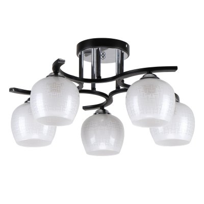 Люстра классическая 10162/5BK+CR WT Экономсвет