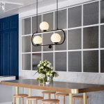 Подвесной реечный светильник HOOP L90 Латунь ImperiumLoft 101675-26