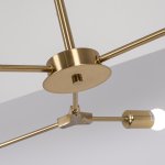 Люстра на штанге LATE D86 Gold ImperiumLoft 101722-26