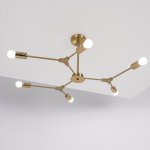 Люстра на штанге LATE D86 Gold ImperiumLoft 101722-26