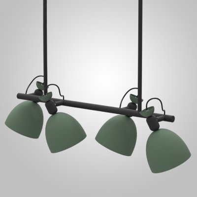 Подвесной реечный светильник LONG Green ImperiumLoft 101751-26