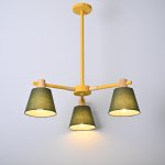 Потолочная люстра на штанге NATURA A GREEN 3 ImperiumLoft 101825-26