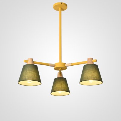 Потолочная люстра на штанге NATURA A GREEN 3 ImperiumLoft 101825-26