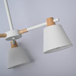 Потолочная люстра на штанге NATURA A WHITE 3 ImperiumLoft 101826-26