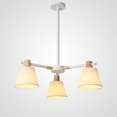 Потолочная люстра на штанге NATURA A WHITE 3 ImperiumLoft 101826-26