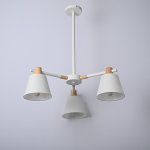 Потолочная люстра на штанге NATURA A WHITE 3 ImperiumLoft 101826-26