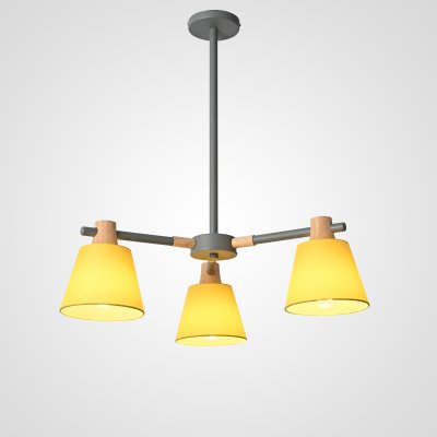 Потолочная люстра на штанге NATURA A YELLOW 3 ImperiumLoft 101827-26