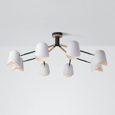 Люстра на штанге NOTCH D110 White ImperiumLoft 101853-26