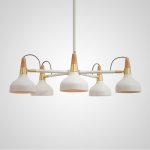 Люстра на штанге OPLAND A 5 lamps White ImperiumLoft 101869-26