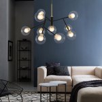 Подвесная люстра PEARL  L5 Grey ImperiumLoft 101899-26