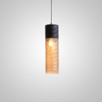Подвесной светильник RENORD D10 black amber ImperiumLoft 101969-26