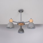 Потолочная люстр на штанге ROLLA 3 Gray ImperiumLoft 101991-26