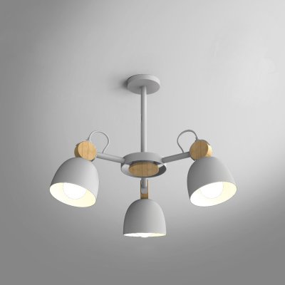 Потолочная люстр на штанге ROLLA 3 Gray ImperiumLoft 101991-26