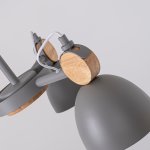Потолочная люстр на штанге ROLLA 3 Gray ImperiumLoft 101991-26