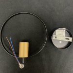 Светильник бра Лофт Экономсвет 10205/1wBK+GD