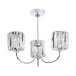 Люстра классическая с хрусталем Экономсвет 10208/3CR CL