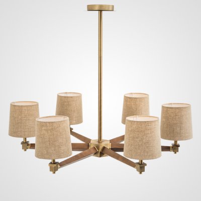 Люстра Jorgenson D85 Beige/Dark wood ImperiumLoft 102089-26 Люстра Jorgenson D85 Beige/Dark wood ImperiumLoft 102089-26