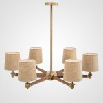 Люстра Jorgenson D85 Beige/Dark wood ImperiumLoft 102089-26