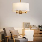 Люстра на штанге Jorgenson Beige ImperiumLoft 102090-26