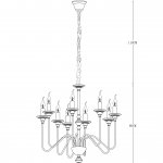 Люстра в виде свечей Divinare 1021/02 LM-9 Atlanta