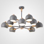 Люстра на штанге SVEN 10 lamps Grey ImperiumLoft 102106-26