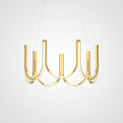 Подвесная люстра U-SERIES for Arpel D80 Gold ImperiumLoft 102170-26